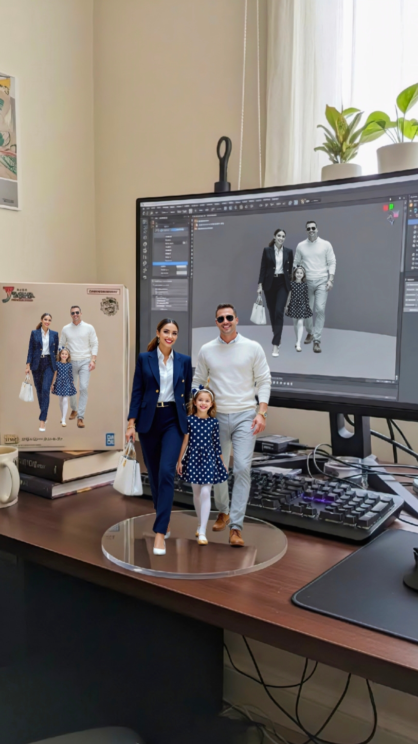 Ai 3D-Familie