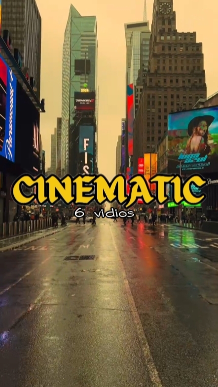 6 vidios cinematic 