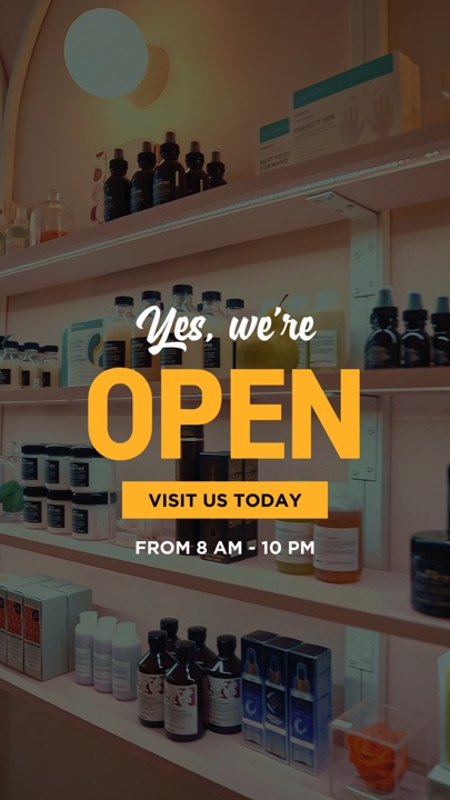 We Are Open