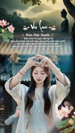 Mẫu Vu Lan Báo Hiếu❣️