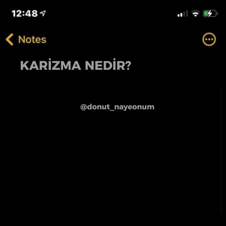 Karizma dediğin bu