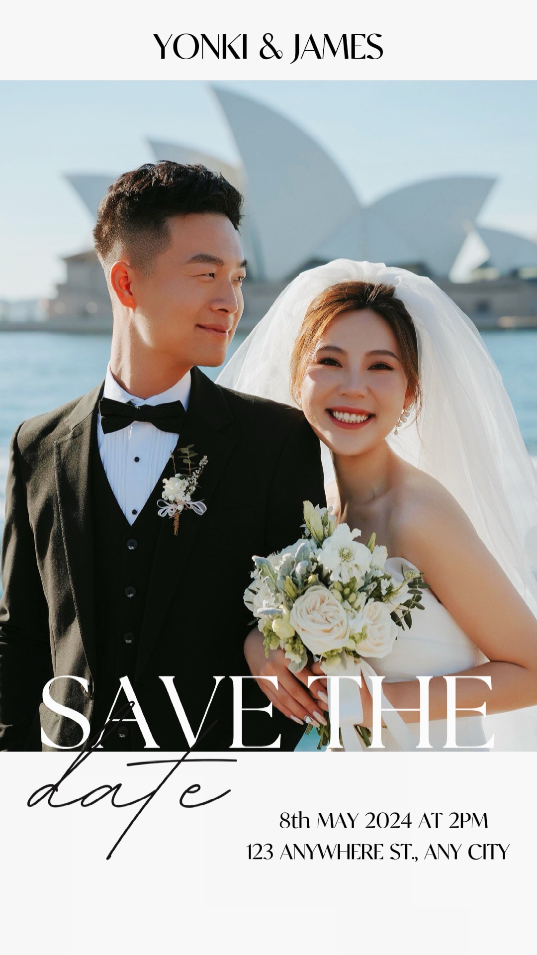 Convite de casamento 