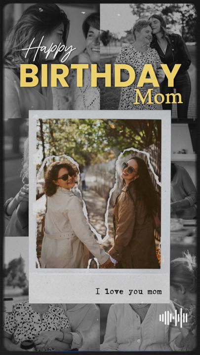Feliz cumpleaños mamá