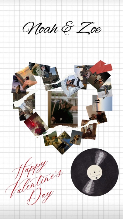 Collage de corazón ♡