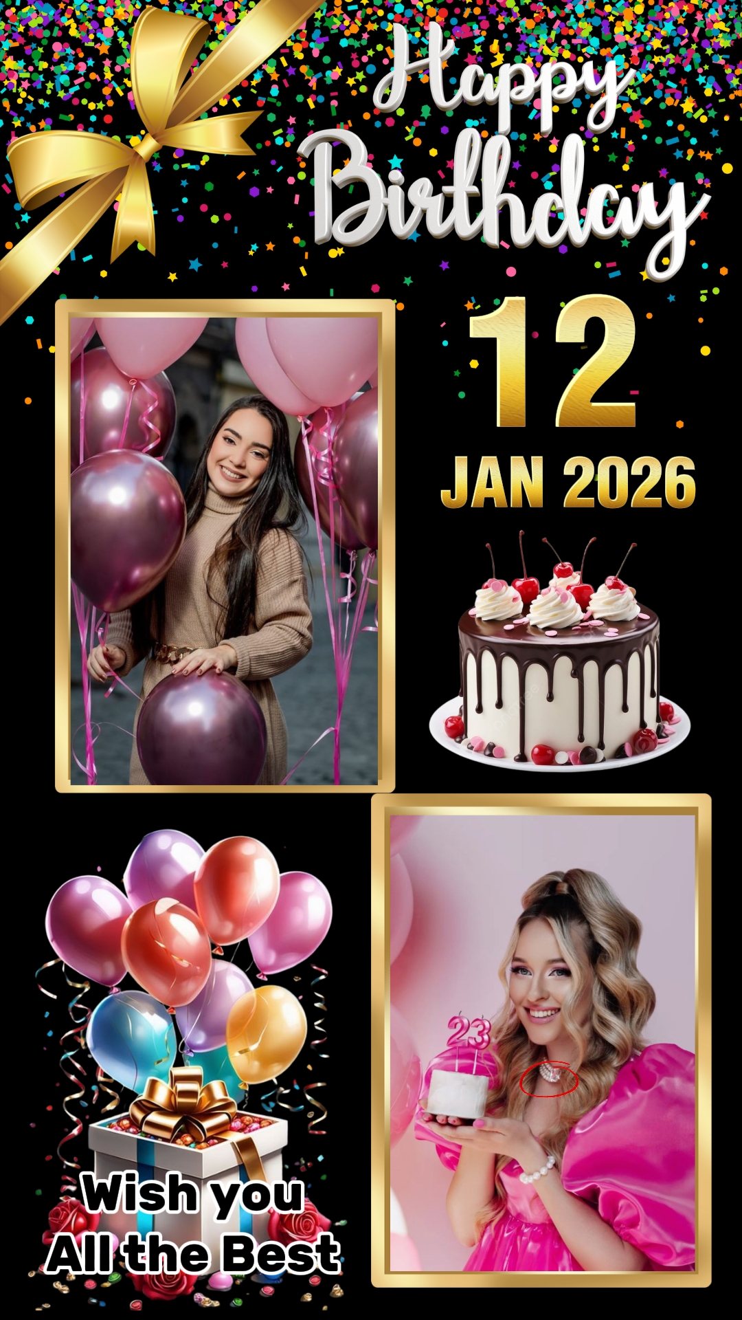 Cumpleaños 12 de enero 