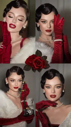 Kırmızı renk kolaj 