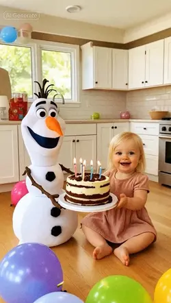 birthday baby olaf