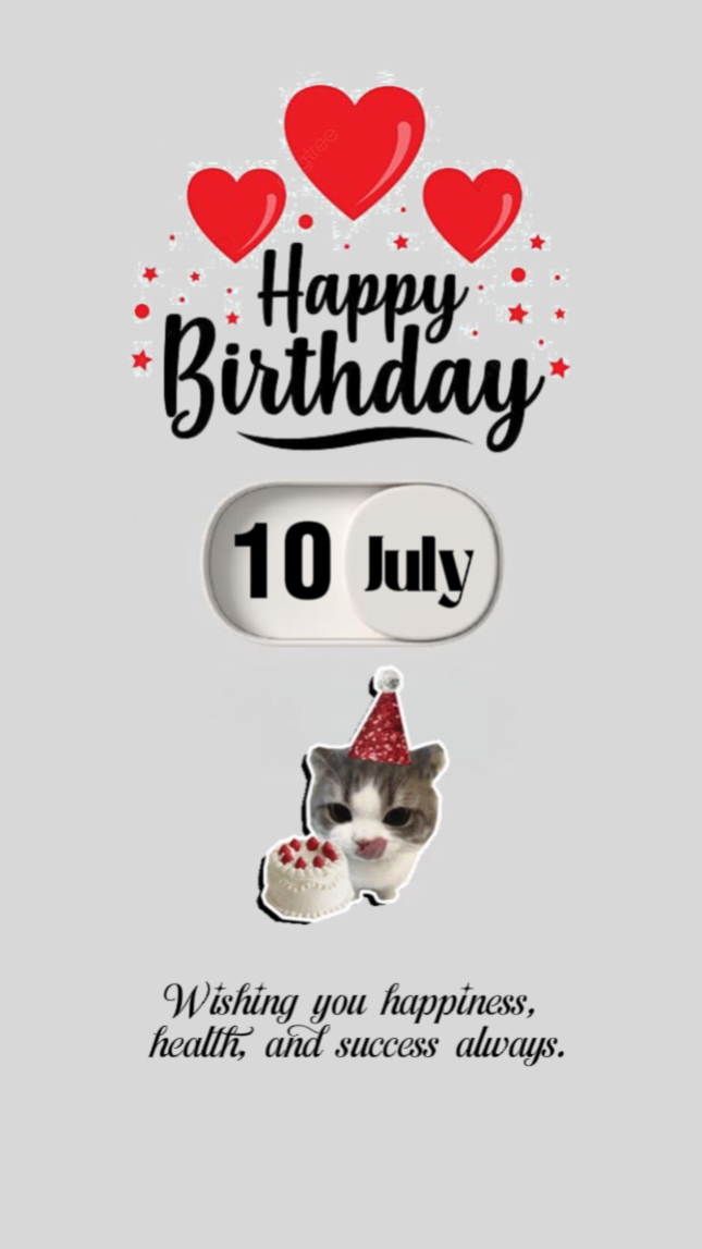 Cumpleaños 10 de julio 