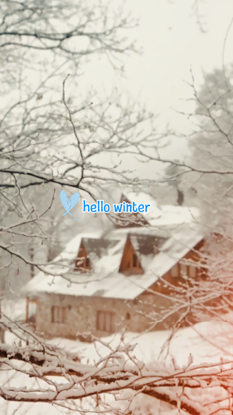 Bonjour hiver