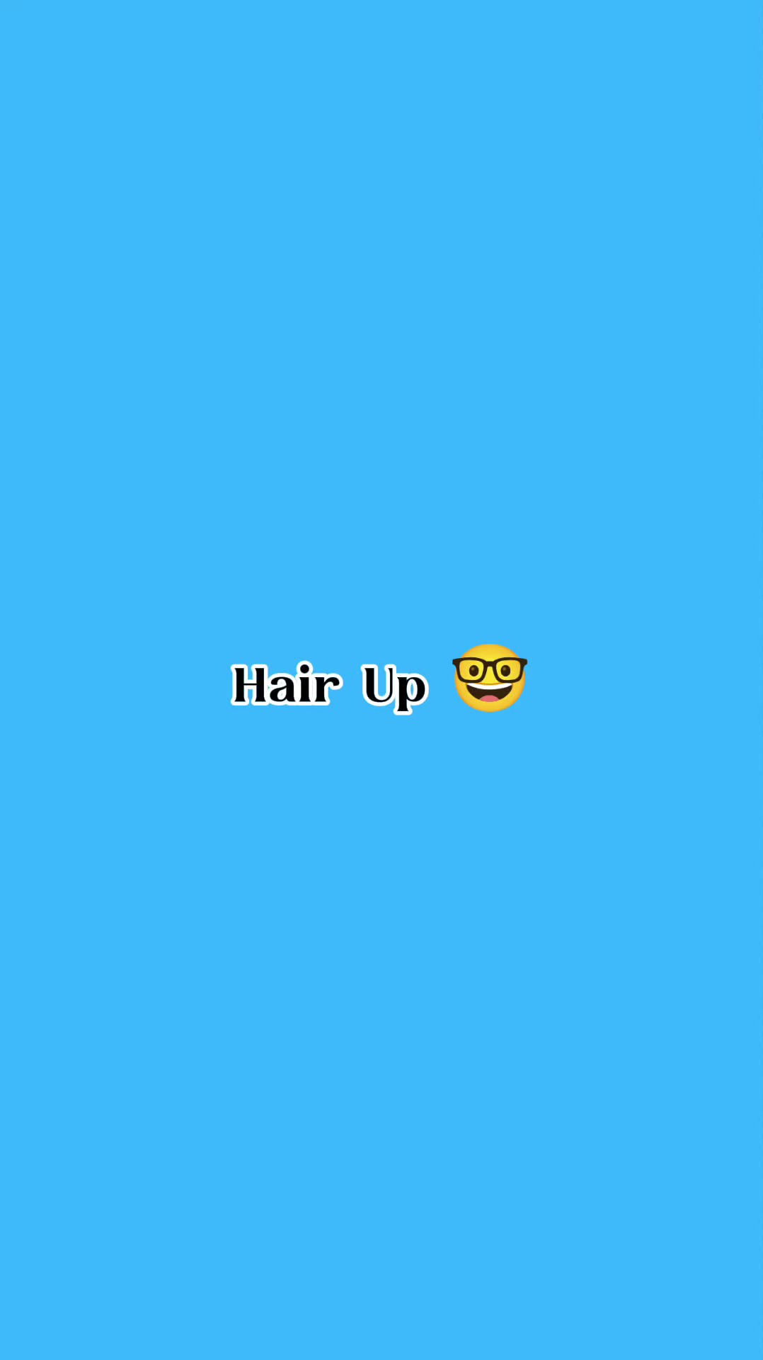Haare hoch