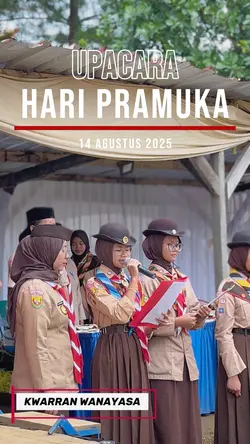UPACARA HARI PRAMUKA
