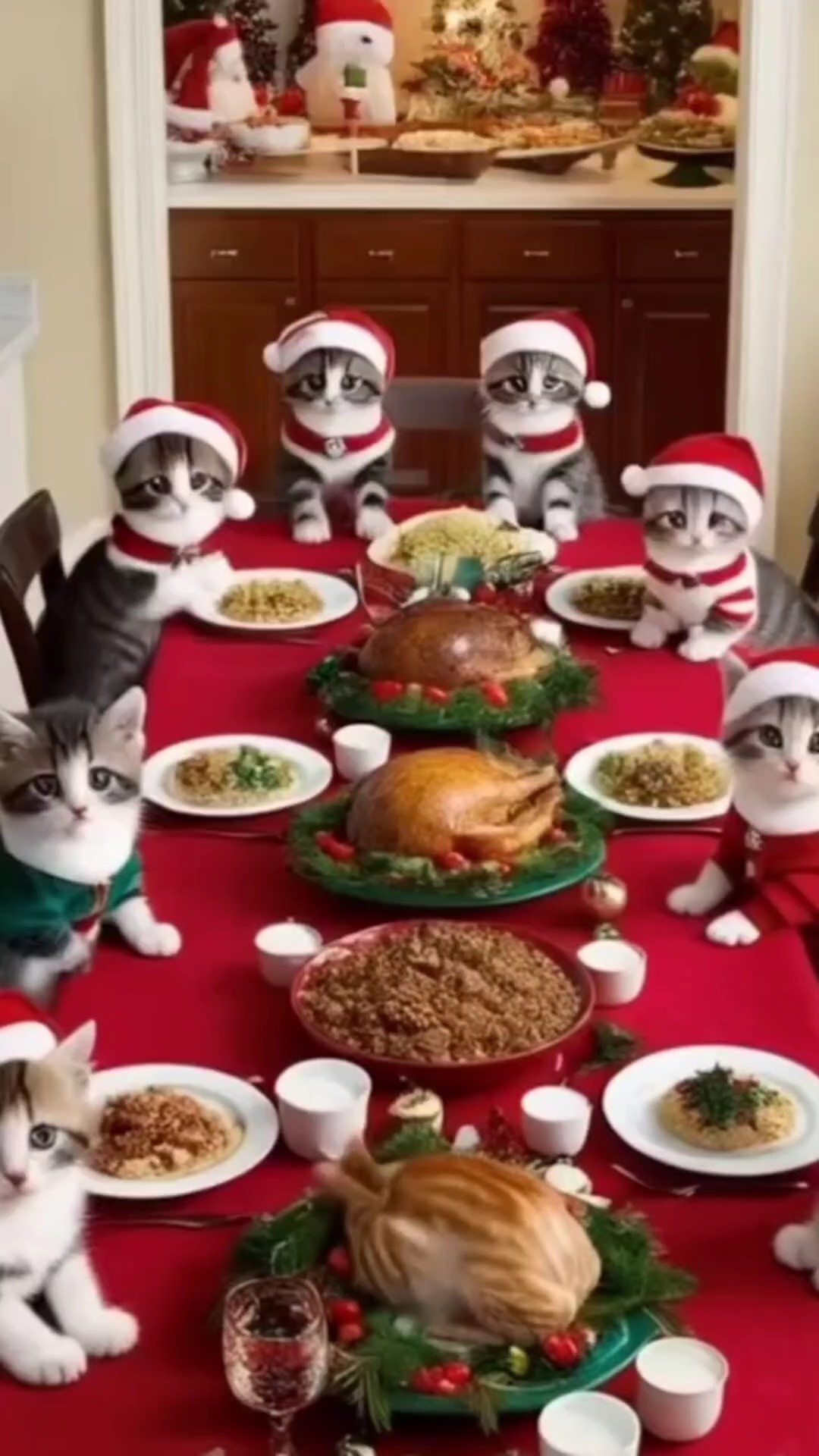 Gatos navideños