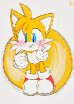 Tails being adorable