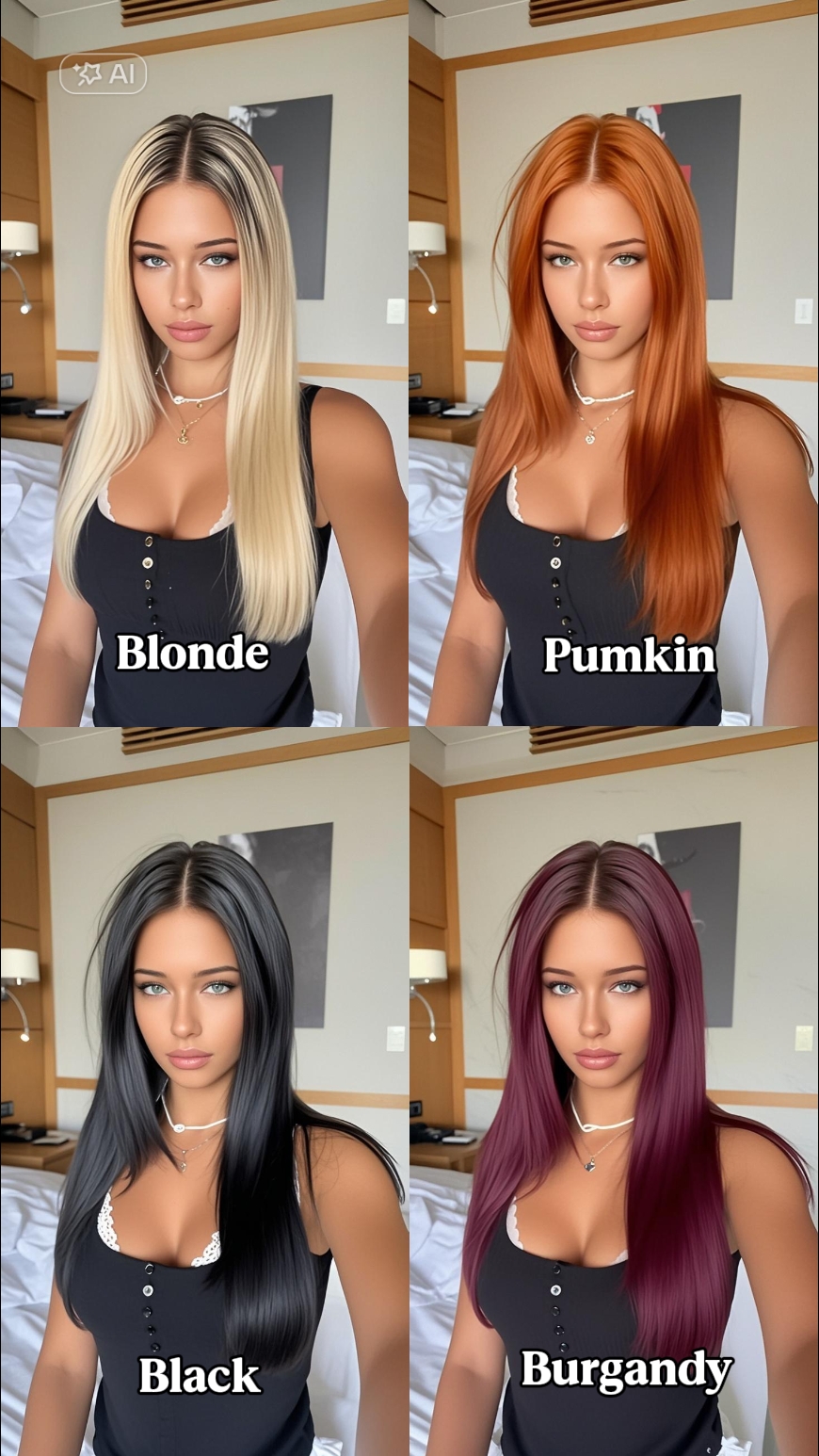 4 Efek Warna Rambut 