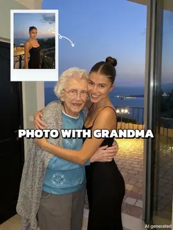 Photo with grandma 