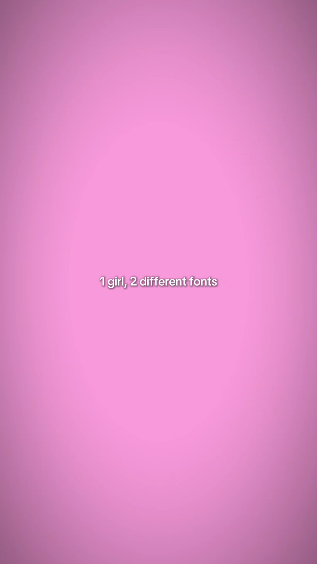 Zwei verschiedene Schriftarten