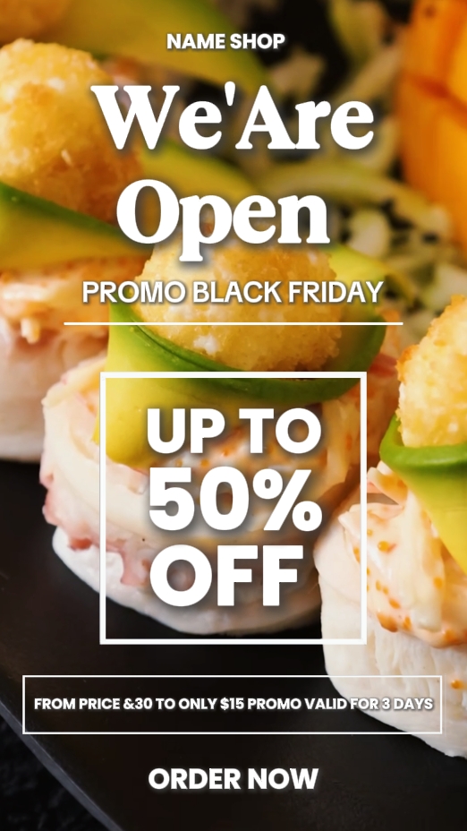 Comida del viernes negro 