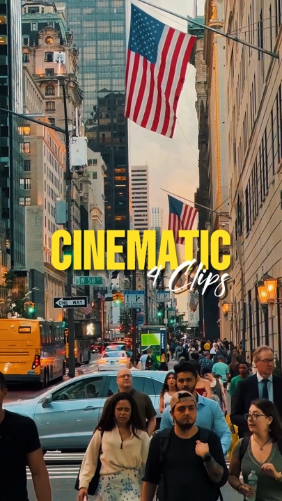 4 clips cinematic 