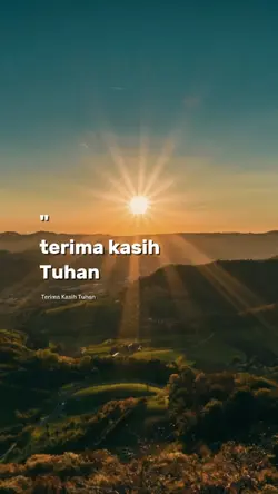 Terima Kasih Tuhan