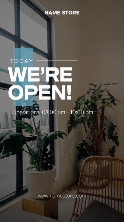 ¡Estamos abiertos!