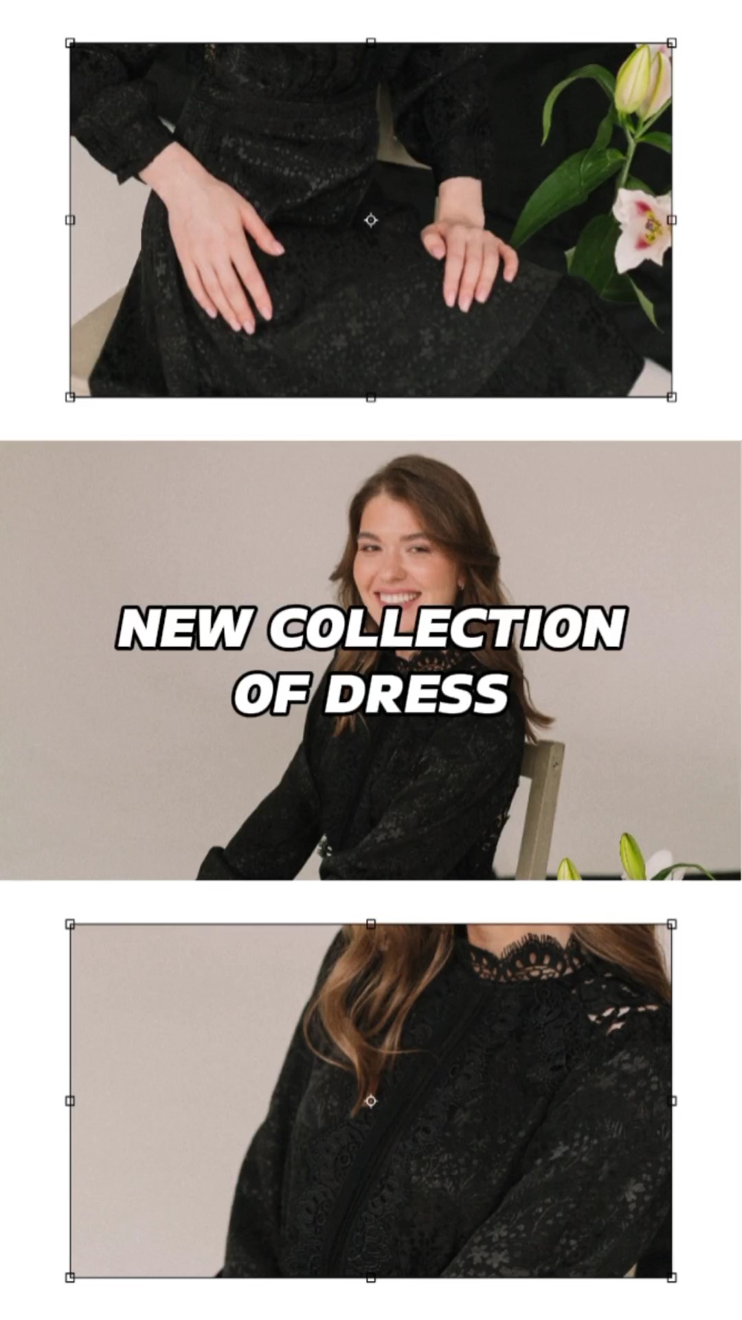 Présentoir de vêtements pour femmes dans le style TikTok