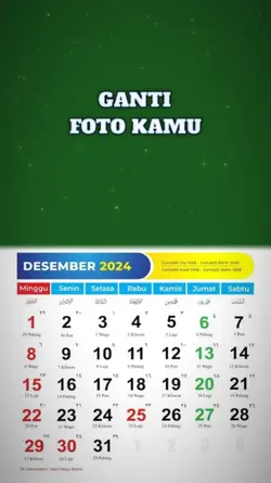 calendar Desember |