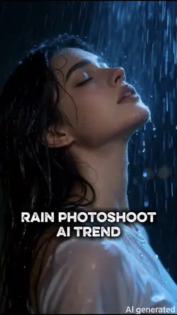 Rain photoshoot