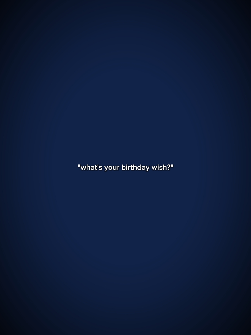 Souhait d'anniversaire