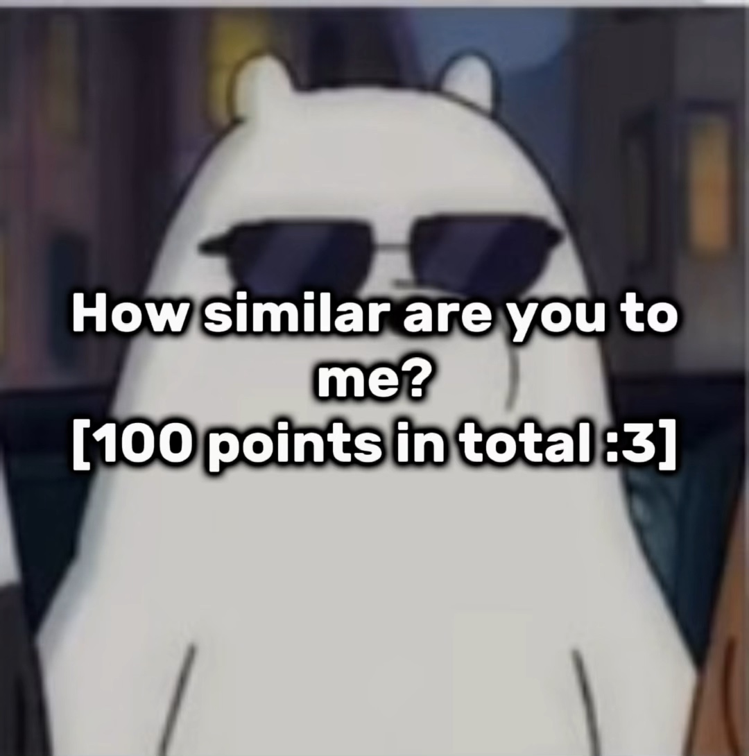 How similar are you?