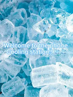 Phone cooling 🧊🧊❄️🧼
