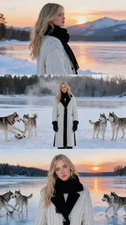 Winterfotocollage