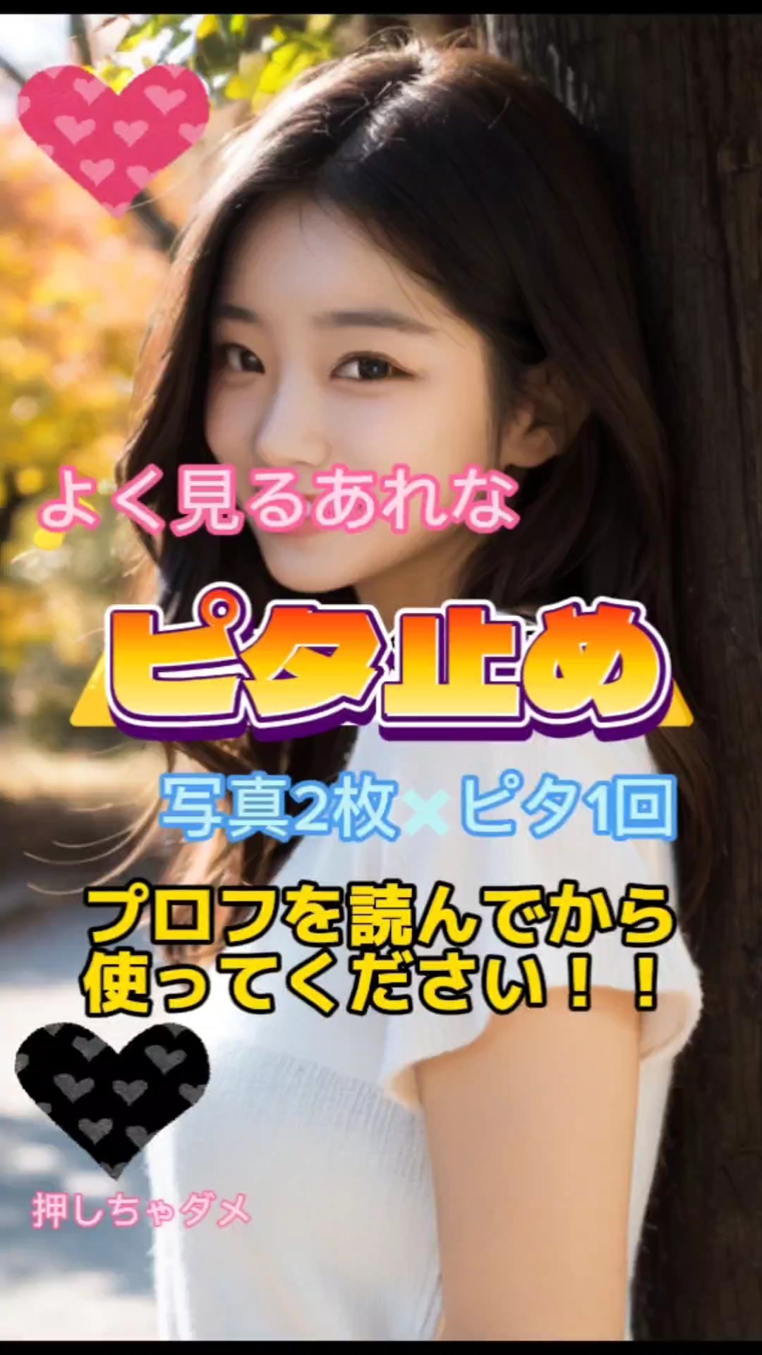閲覧注意。ピタ止めテンプレート