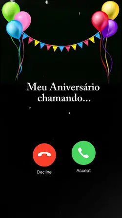 Aniversário chamando