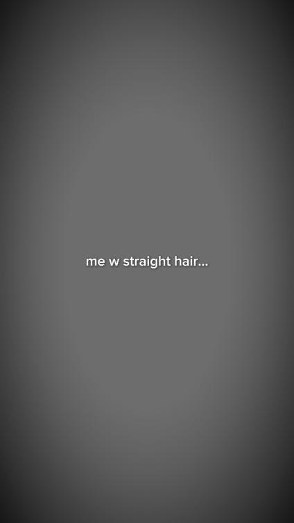 Ich habe glattes Haar..
