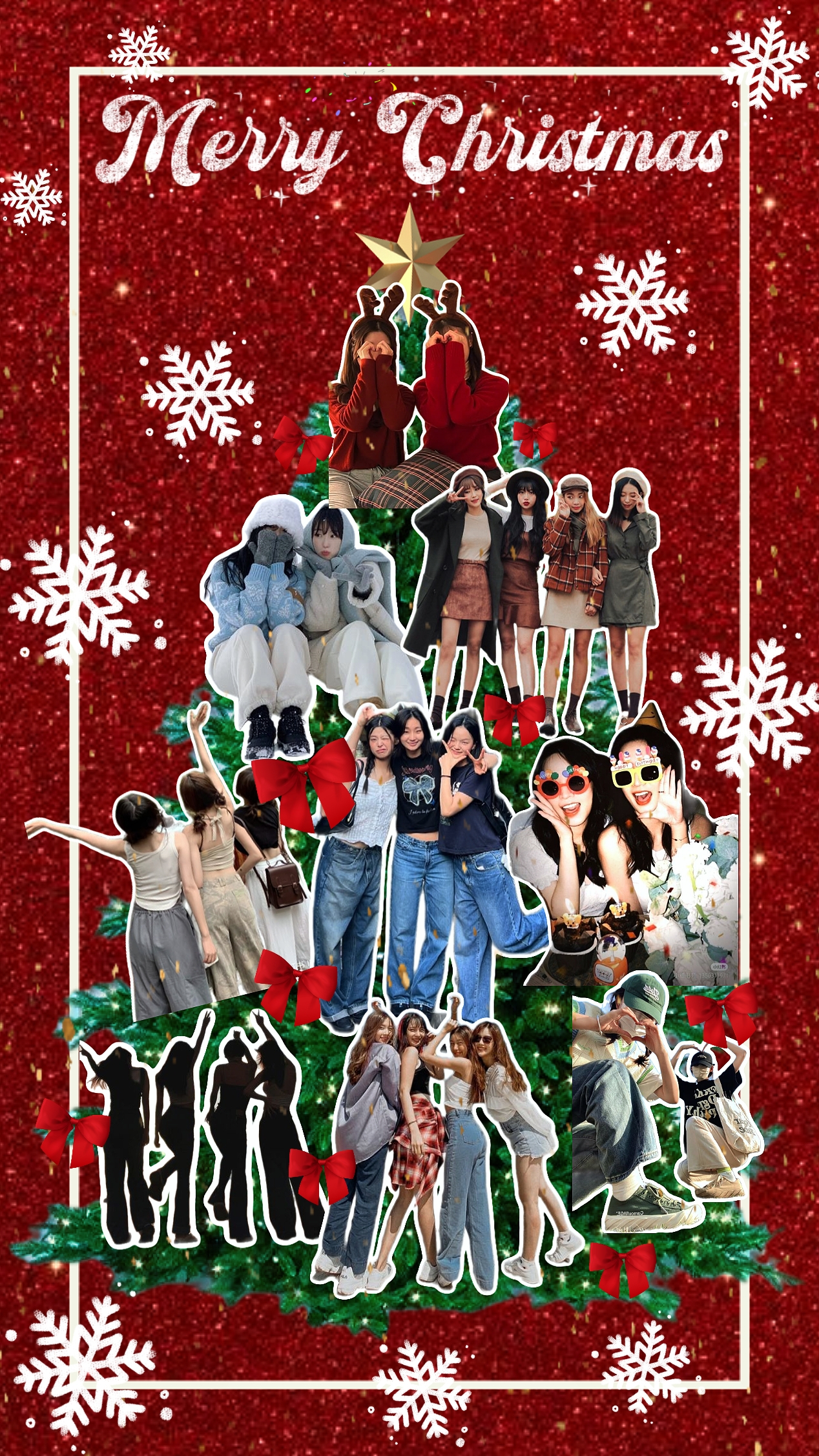 Árbol De Fotos De Navidad