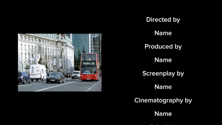 Outro Credits Film 