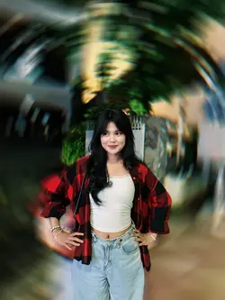 Radial blur effect