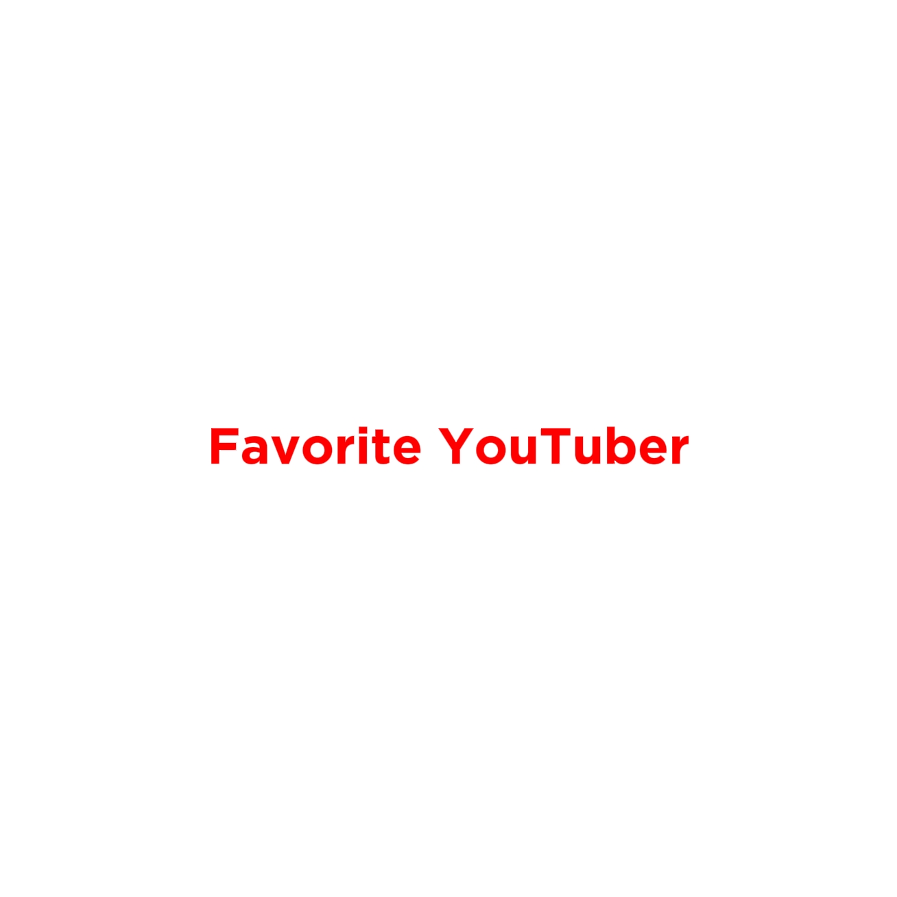 Paboritong YouTuber