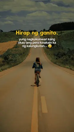Hirap ng ganito