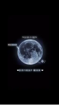 ㆍ流行りのバースデームーン🌙