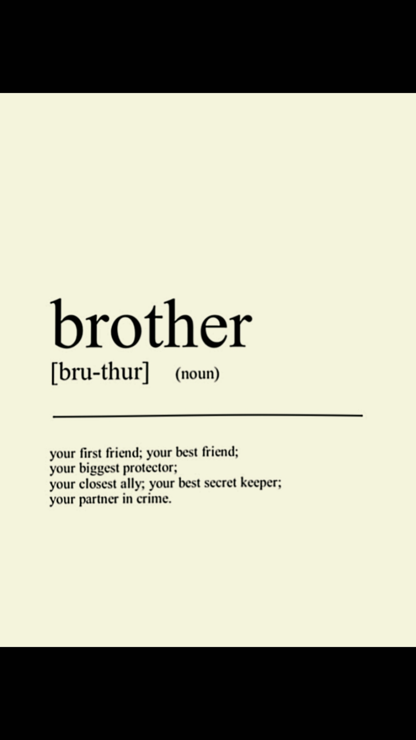 An meinen Bruder 