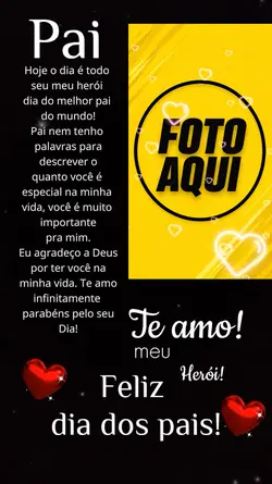 Feliz dia dos pais