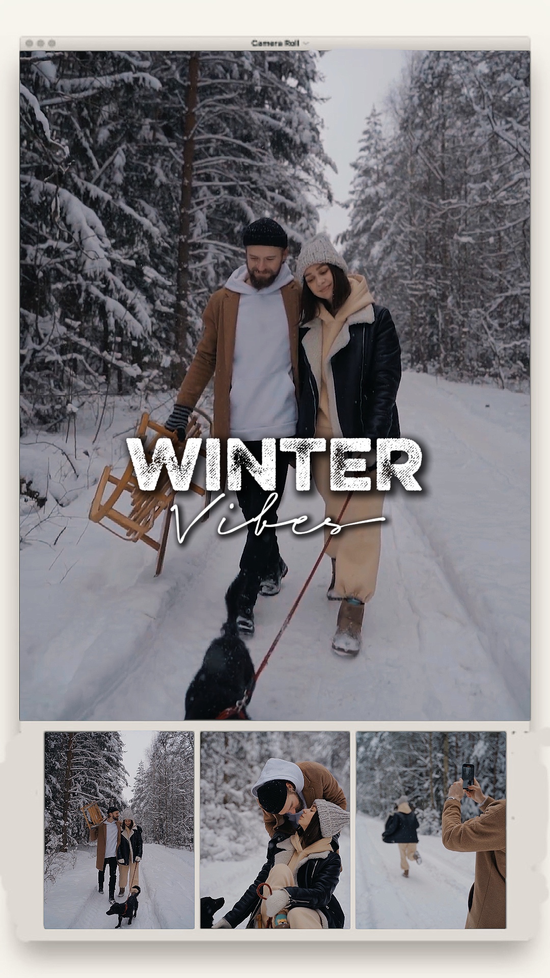 Winter season vibes