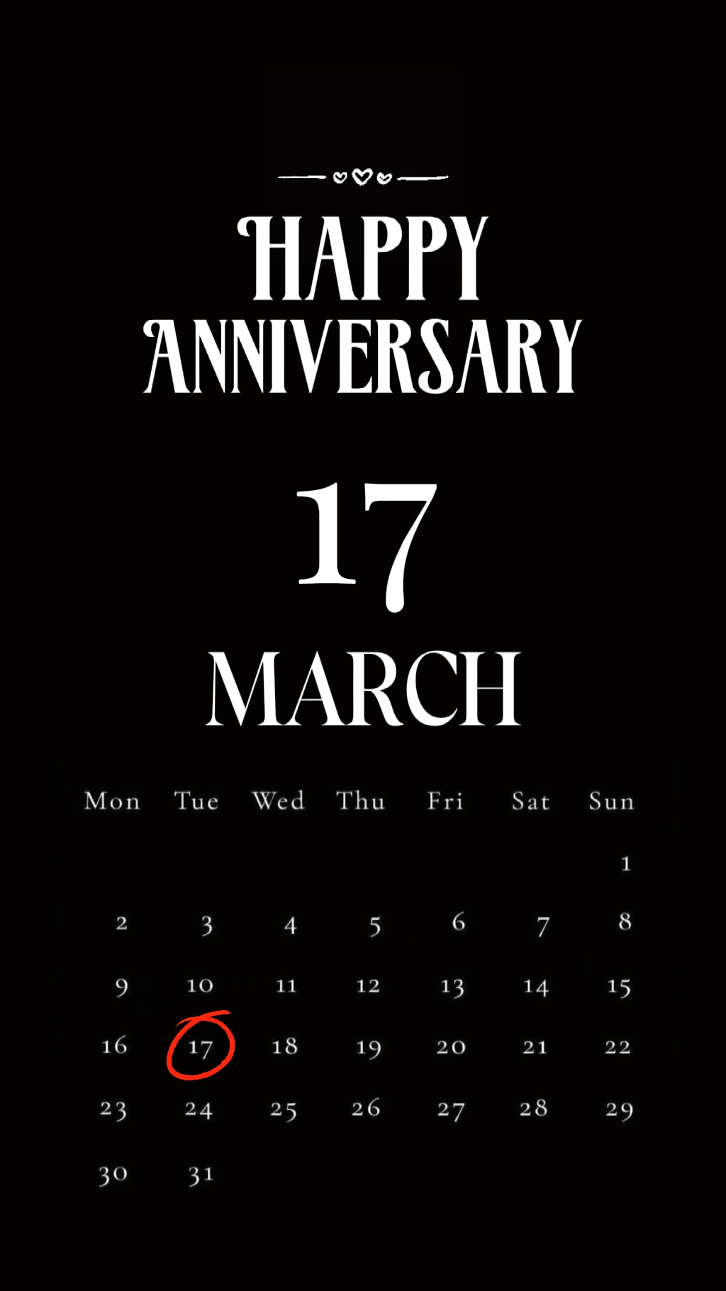 ANNIV MARCH 17