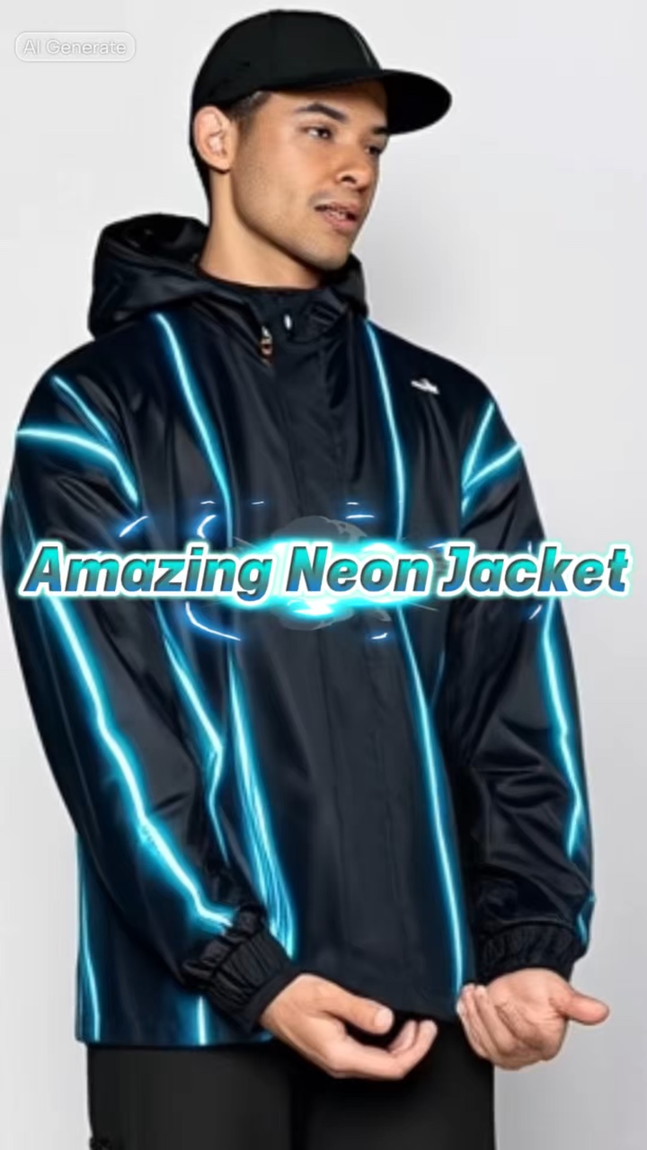 Template Jaket Neon