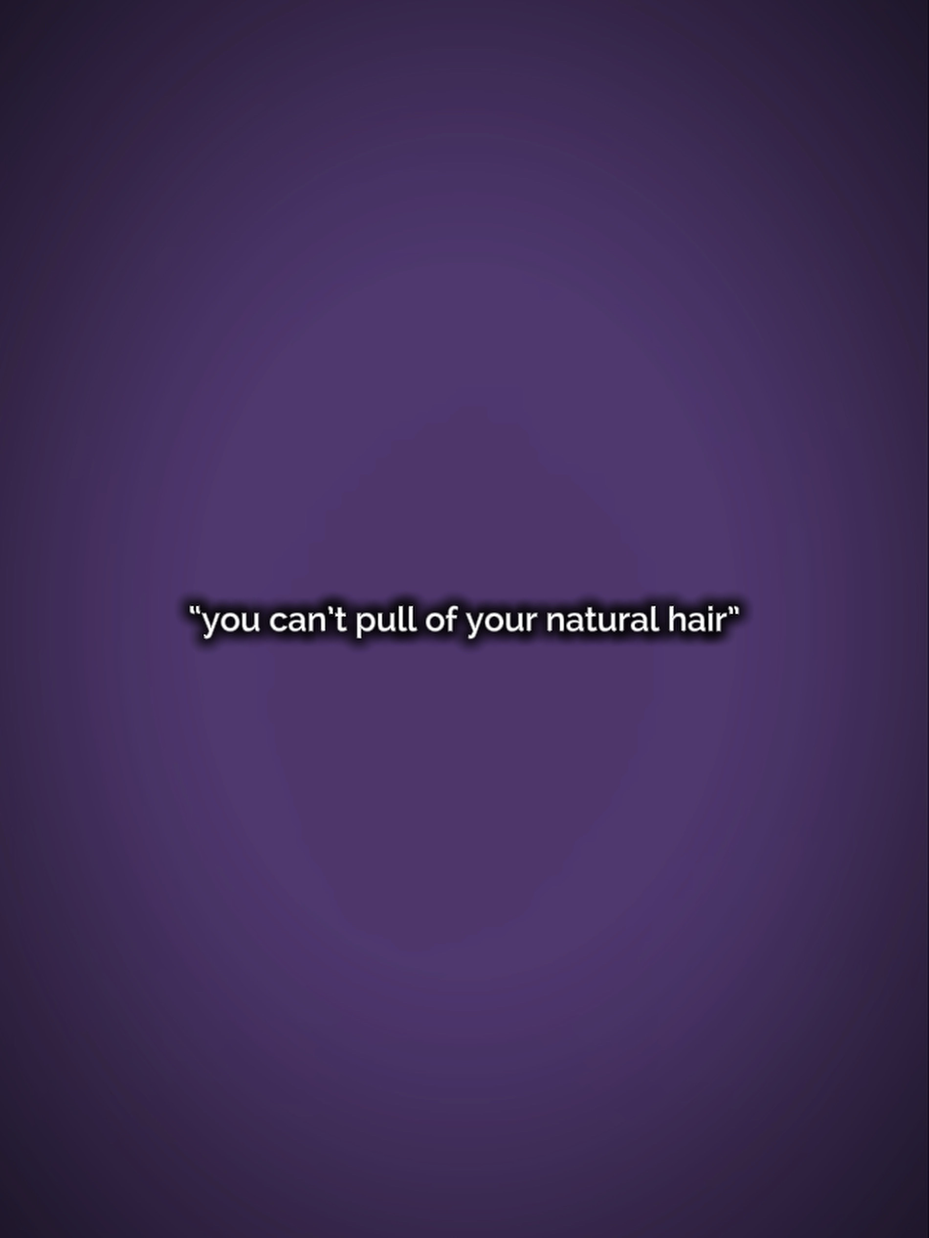 Cabelo natural