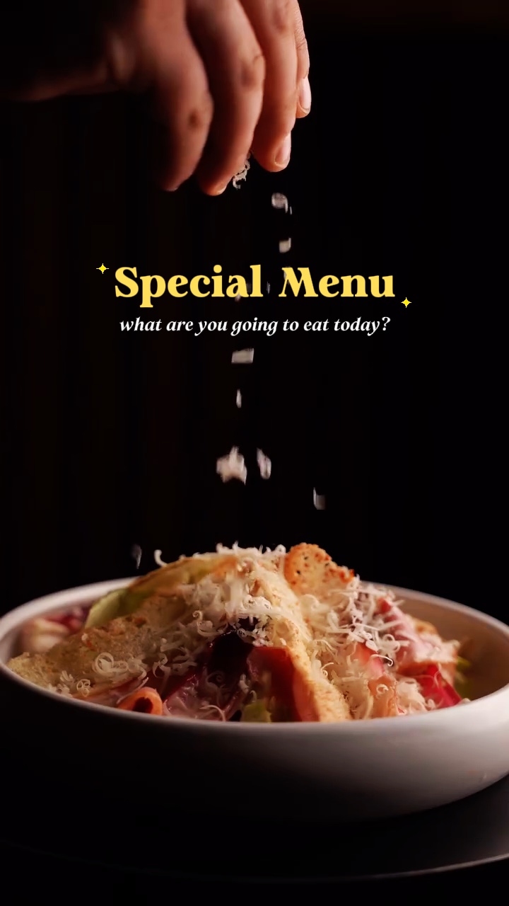 Menu especial