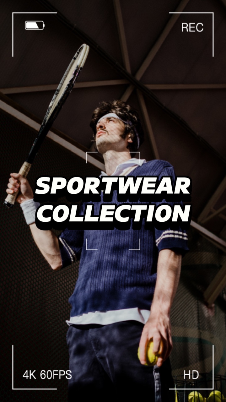 Sportwear Collection Screen Recreation im TikTok-Stil