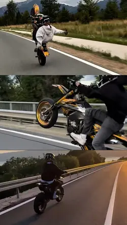 stunt riding bike 