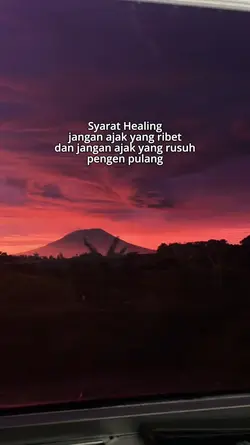 syarat healing 